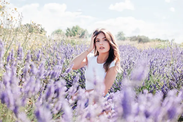 photo lifestyle mode femme dans la nature val de marne