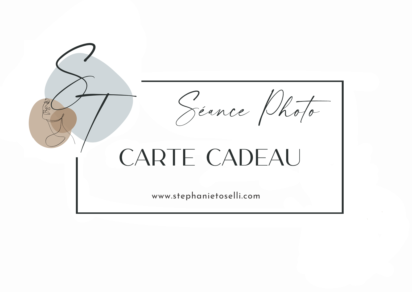 carte cadeau pour une séance photo avec Stéphanie Toselli à Paris