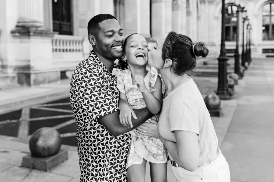 photo de famille musée du louvres paris