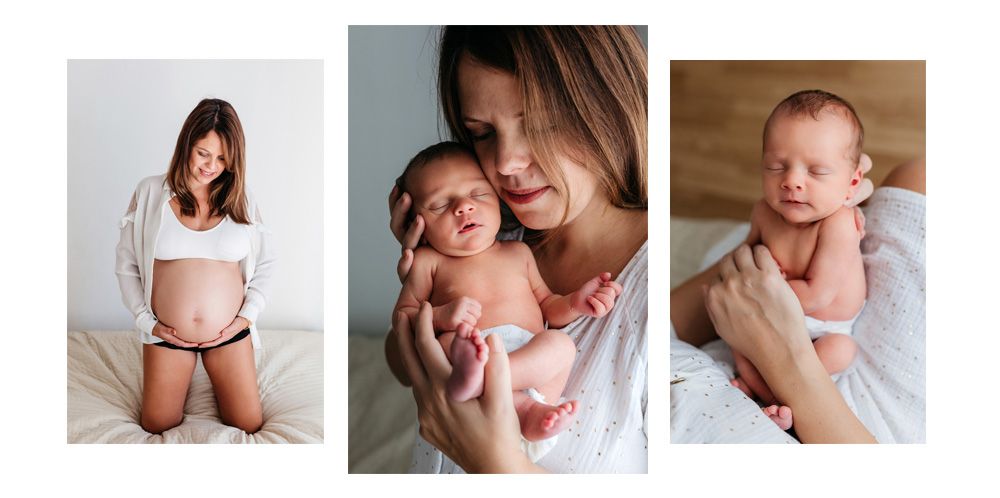 séance photo pack grossesse et naissance bébé à Paris et dans le Val de Marne