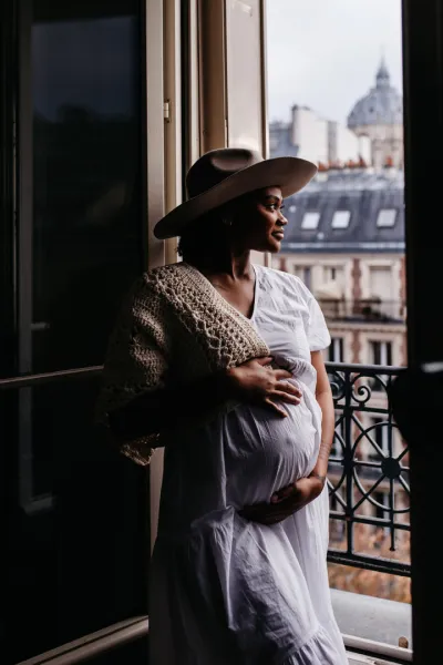 seance photo grossesse domicile panthéon Paris